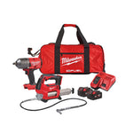 Load image into Gallery viewer, Milwaukee M18 High Torque Impact Wrench &amp; Grease Gun Kit M18FPP2AI-502B - KeansClaremorris
