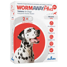 Worm Away Plus Xl - 2 Tablets - Pork Flavour