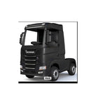 Load image into Gallery viewer, Licensed Scania 24v Ride on Truck with Trailer Black
