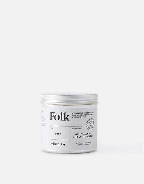 Luna Folk Tin Candle 235G