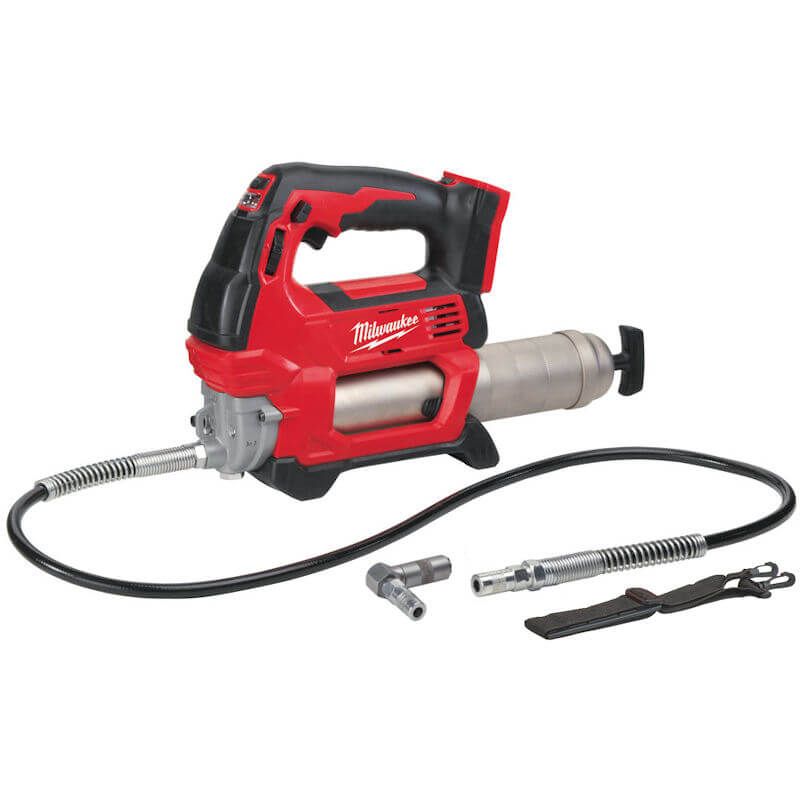 Milwaukee M18 High Torque Impact Wrench & Grease Gun Kit M18FPP2AI-502B - KeansClaremorris