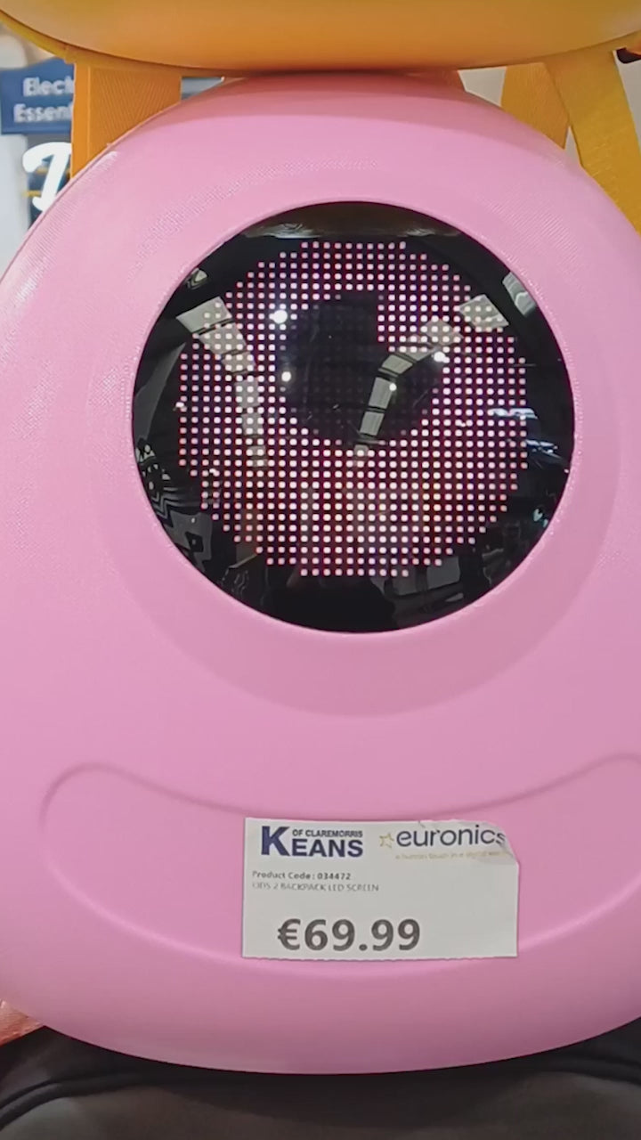 Kids 2 Backpack LED Screen | Pink