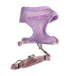 Load image into Gallery viewer, Junior Puppy Soft Harness With Leash Lilac
