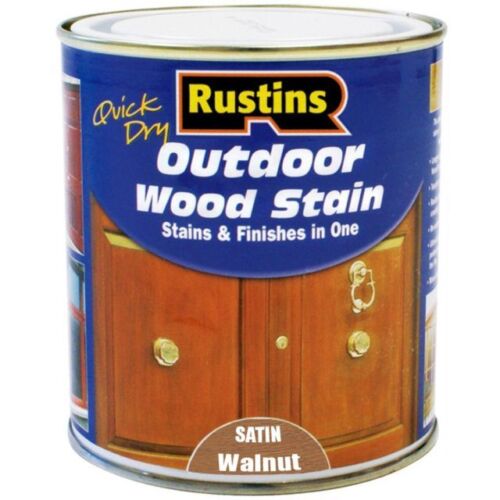 Rustins Woodstain Walnut Satin 2.5ltr - KeansClaremorris