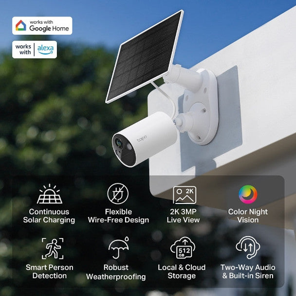 Tapo Solar-Powered Security Camera Kit | Tapo C410 KIT