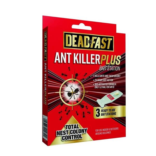 Deadfast Ant Killer Plus Bait Station 3X4G - KeansClaremorris