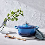 Load image into Gallery viewer, Round Casserole 24cm Azure Blue - KeansClaremorris
