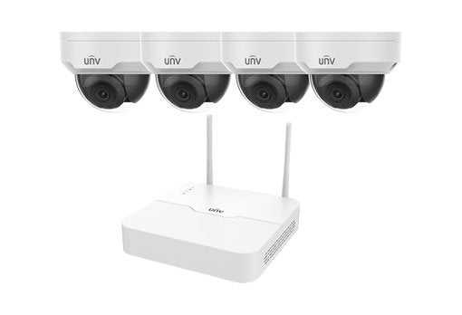 UNV 4CH -1TB- Wi-Fi NVR Kit c/w 4 x 2MP Wi-Fi Domes - KeansClaremorris