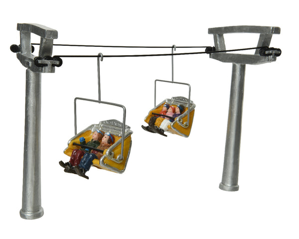 Figurines polyresin ski lift indoor mix - KeansClaremorris