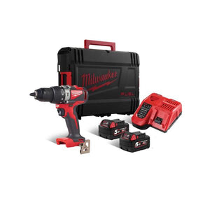 Milwaukee M18BLPD2-502X M18 Compact Brushless Percussion Drill (2x5Ah) - KeansClaremorris