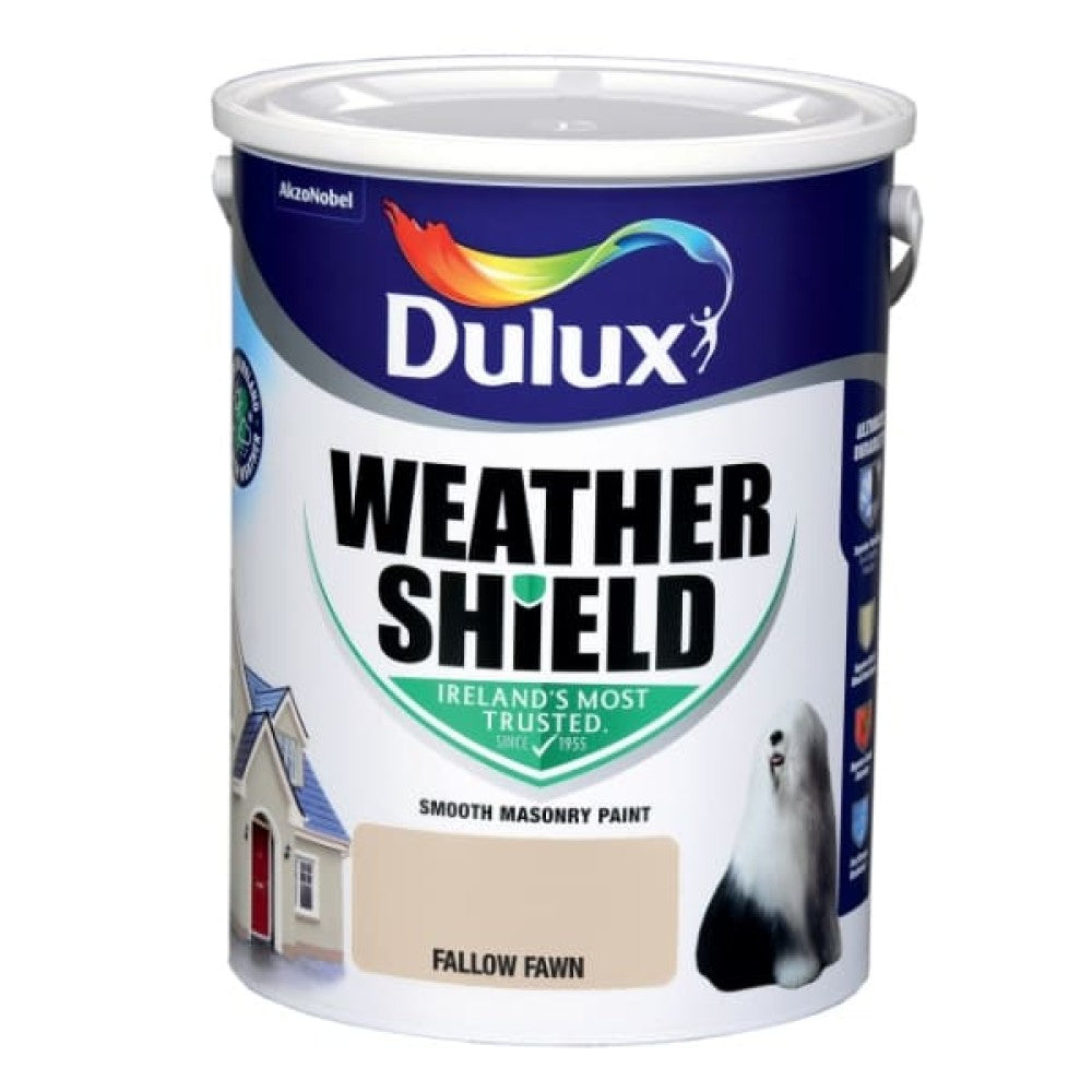 Dulux Weathershield Fallow Fawn 5Ltr - KeansClaremorris