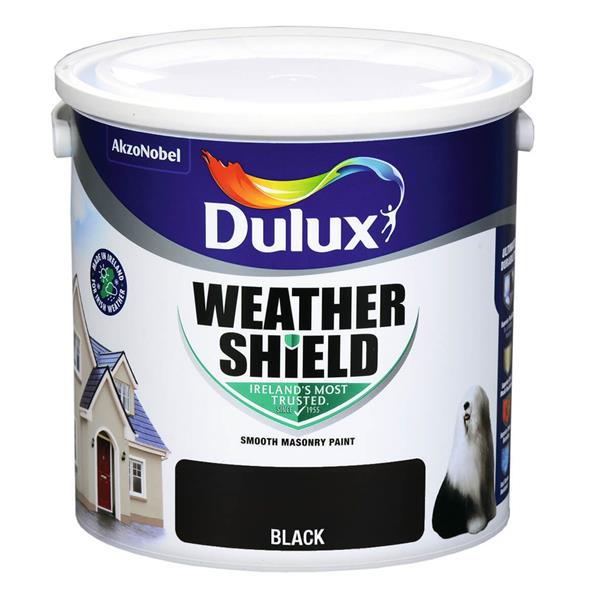 Dulux Weathershield Black 2.5Ltr - KeansClaremorris