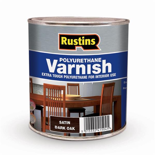 Rustins Satin Dark Oak 1ltr - KeansClaremorris