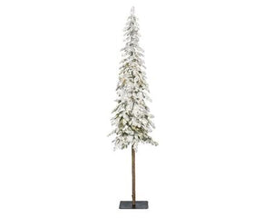 2.1m Alpine Fir Snowy Micro LED Tree - KeansClaremorris