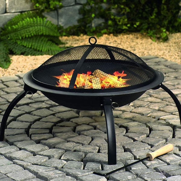 22" BBQ Grill and Firepit - KeansClaremorris