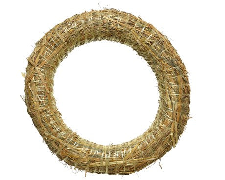 Wreath Straw Dia35cm-h5.5Cm - Nature - KeansClaremorris