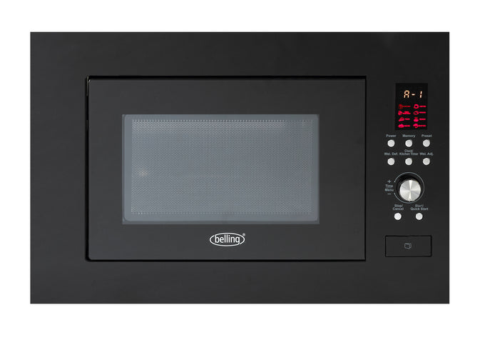 Belling Built In Microwave Black 900w 23Ltr - KeansClaremorris