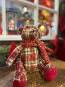 Traditional Tartan Bear30cm - KeansClaremorris