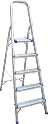 5 Tread Aluminium Step Ladder - KeansClaremorris