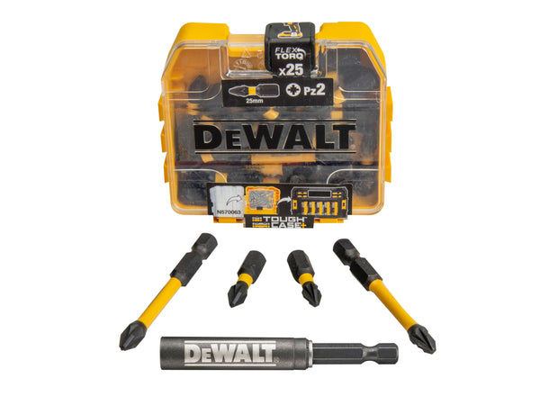 DEWALT Extreme PZ2 Impact Torsion Bits + Holder - KeansClaremorris