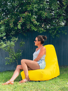 RELAX Outdoor Bean Chair Yellow Large - KeansClaremorris