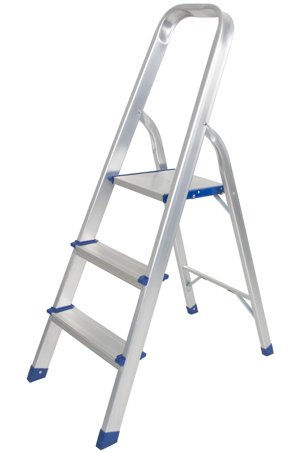 3 Tread Aluminium Step Ladder - KeansClaremorris