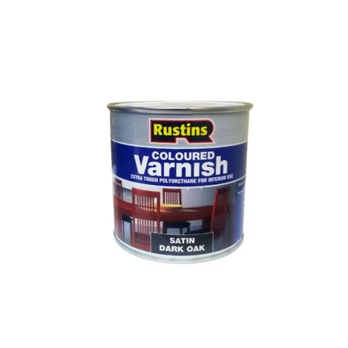 Rustins Satin Varnish Dark Oak 250ml - KeansClaremorris