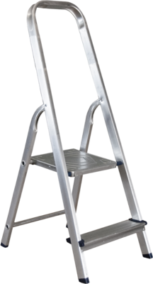 2 Tread Aluminium Step Ladder - KeansClaremorris