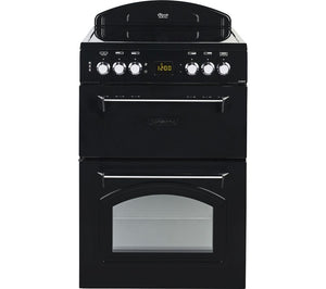 LEISURE CLA60CEK 60 cm Electric Ceramic Cooker - Black - KeansClaremorris