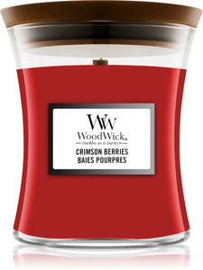 Woodwick Crimson & Berries Medium Jar - KeansClaremorris